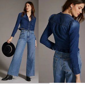 Anthropologie Pilcro Slim Buttondown